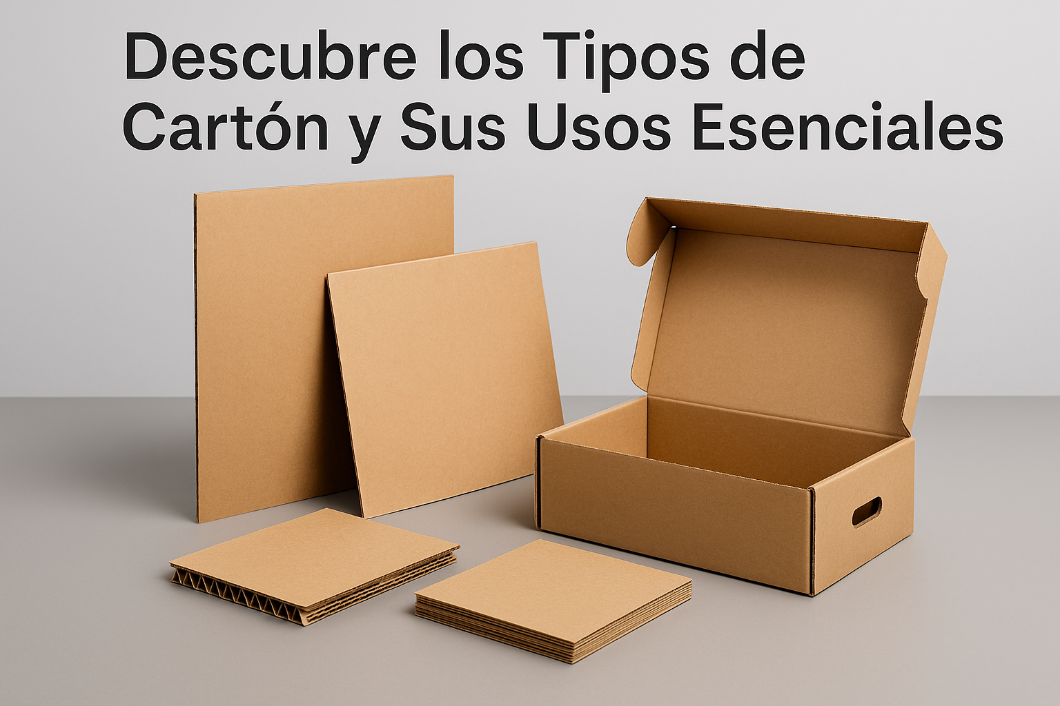 Descubre los Tipos de Cartón y Sus Usos Esenciales