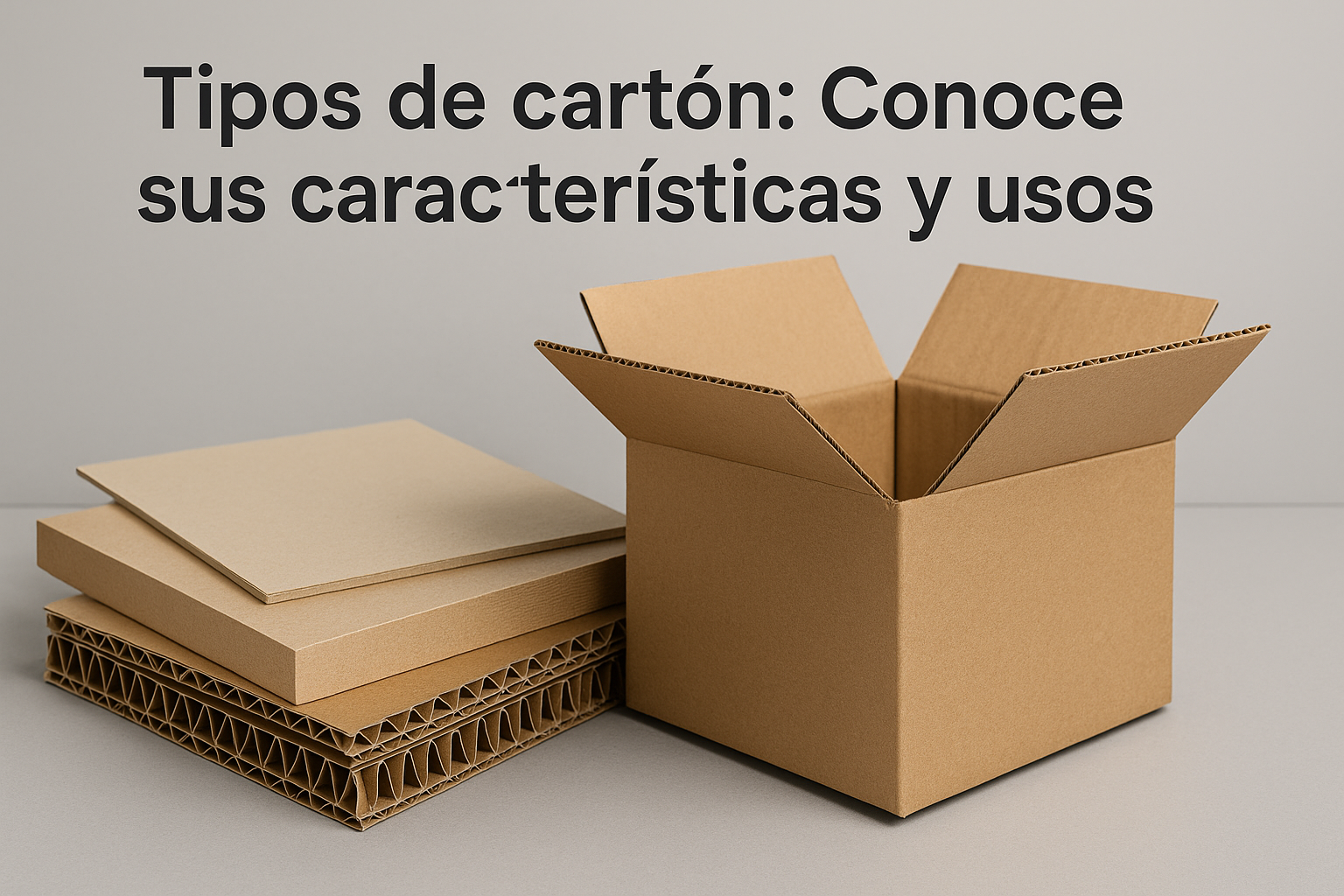 Tipos de cartón: Conoce sus características y usos