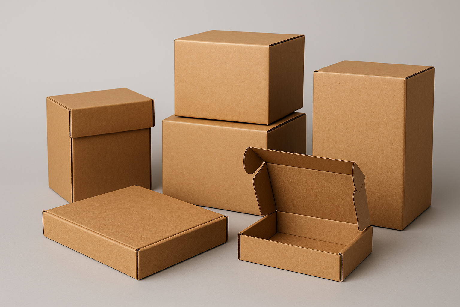 Descubre los diferentes tipos de cajas de cartón